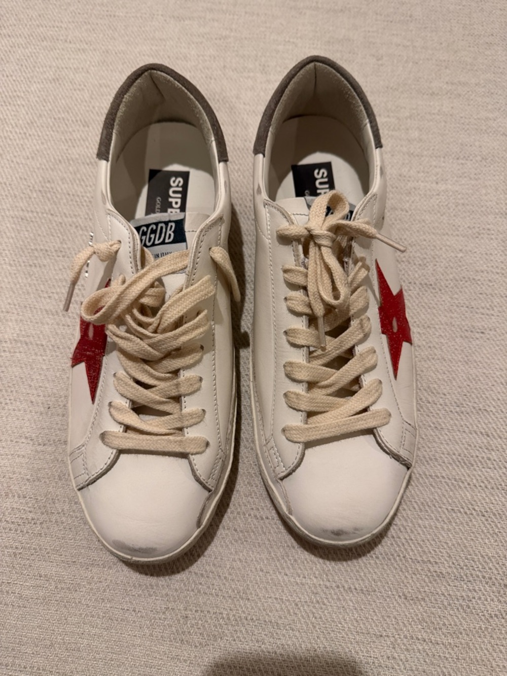 Authentic Golden Goose super star Leather Sneakers size 41